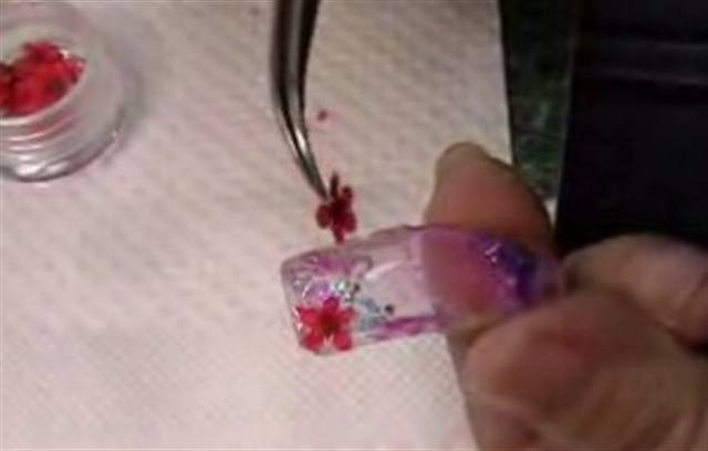 Nail Art Aquarium by nailtechpr.com