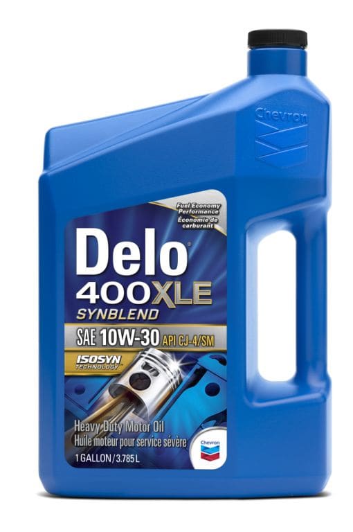 Delo 400 XLE Synblend SAE 10W-30 Targets Fuel Economy