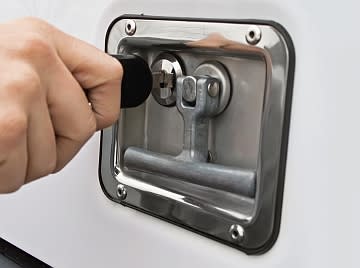 One-Key Locks Standard Equipment