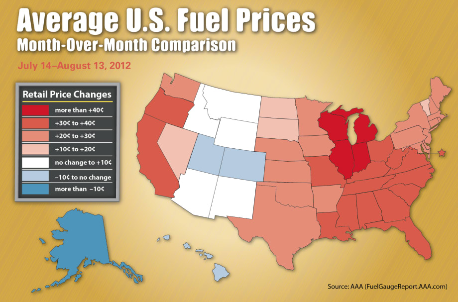 Gas Prices Move Upward Nationally But See Major Regional Differences