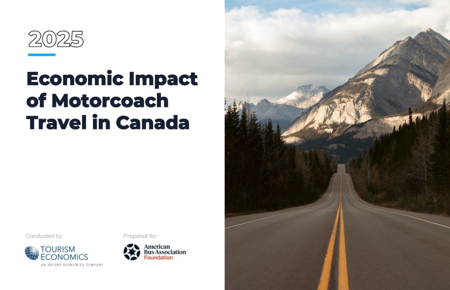 Cover of ABAF's Canadian Motorcoach Report