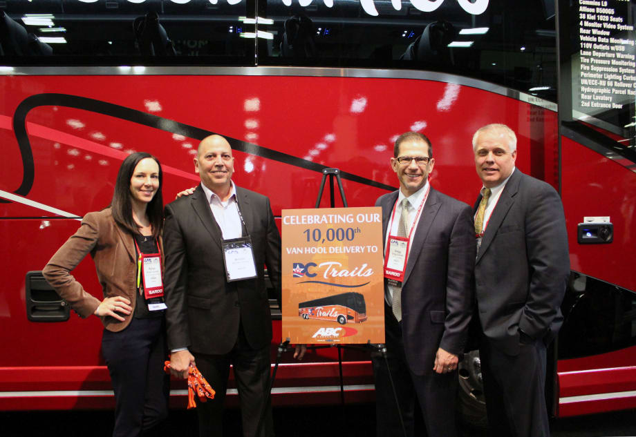 ABC celebrates delivery of 10,000th Van Hool