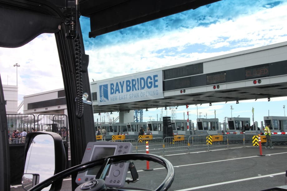 New AC Transit bus first to cross renovated Bay Bridge
