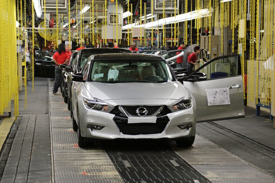 Nissan Begins Producing Redesigned Maxima Sedan