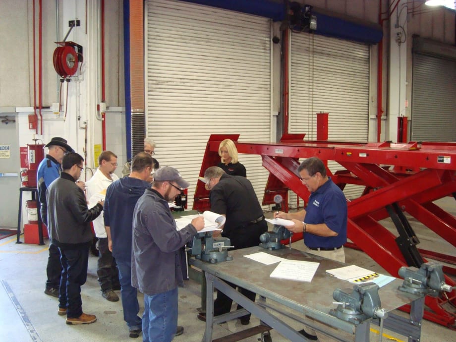 Vehicle lift inspector training certifies 91 candidates