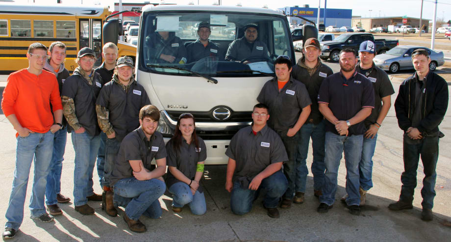 Hino  Donates a Truck to Tech School in Tornado Ravaged Oklahoma