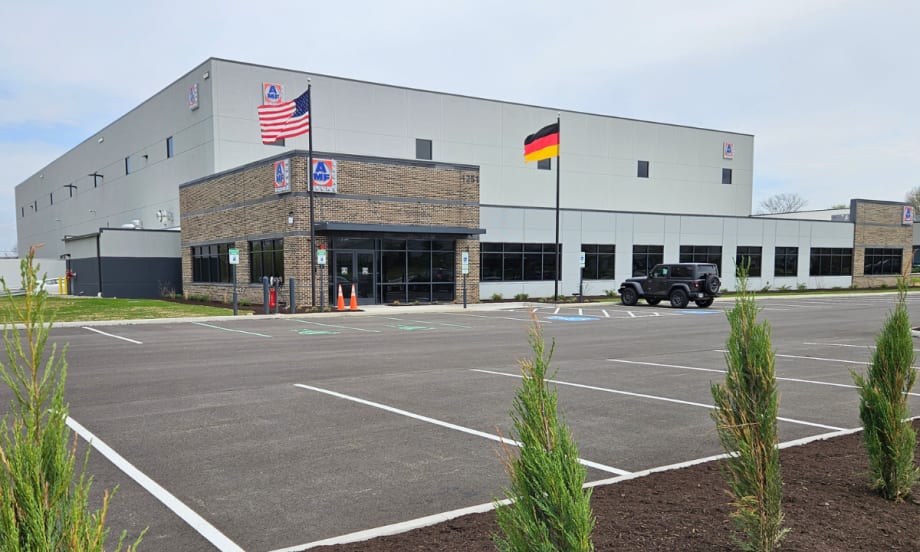 Exterior image of AMF Bruns' new facility in Ohio.