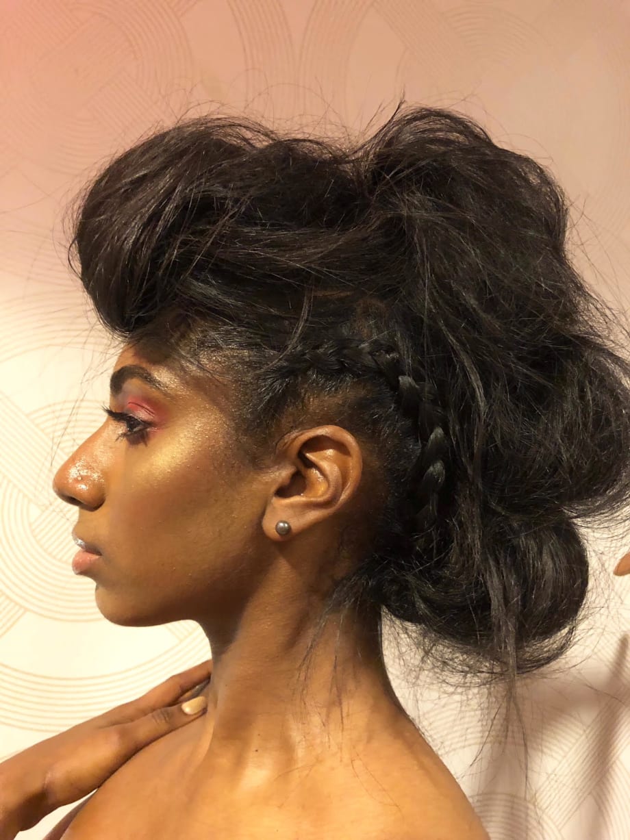 Get the Look: Angel Brinks/Ted Gibson Faux Hawk