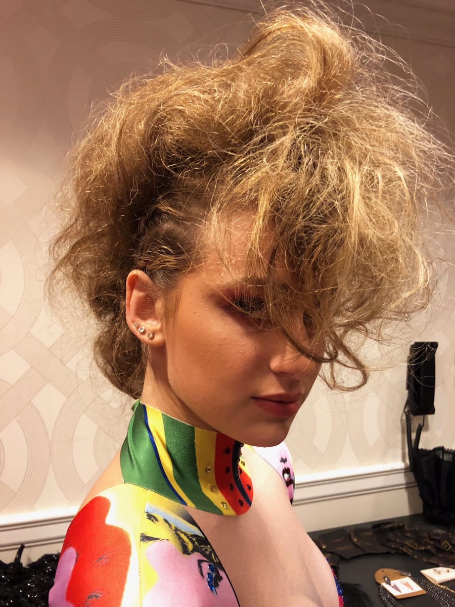 Get the Look: Angel Brinks/Ted Gibson Faux Hawk