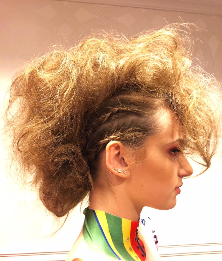Get the Look: Angel Brinks/Ted Gibson Faux Hawk