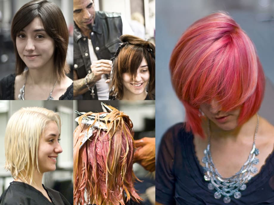 TRANSFORMATION: Strawberry Sorbet Haircolor