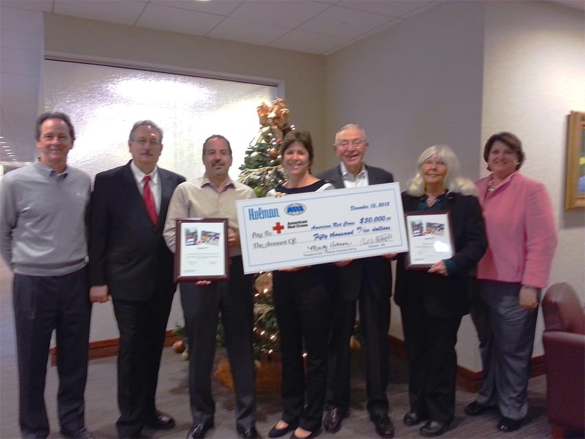 Holman Automotive and ARI Donate $50,000 to Red Cross to Support Sandy Relief Efforts