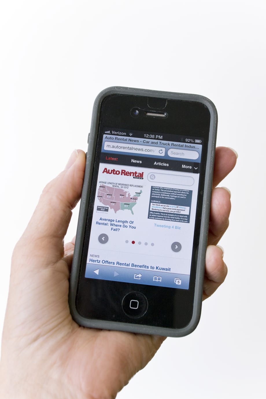 Auto Rental News Website Goes Mobile