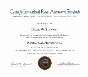 Professionalizing Auto Rental Through Certification