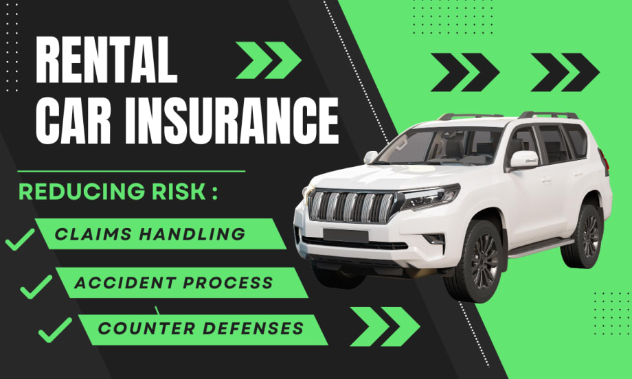 A white Jeep Cherokee juxtaposed against a white, green, and black graphical headline and text display.