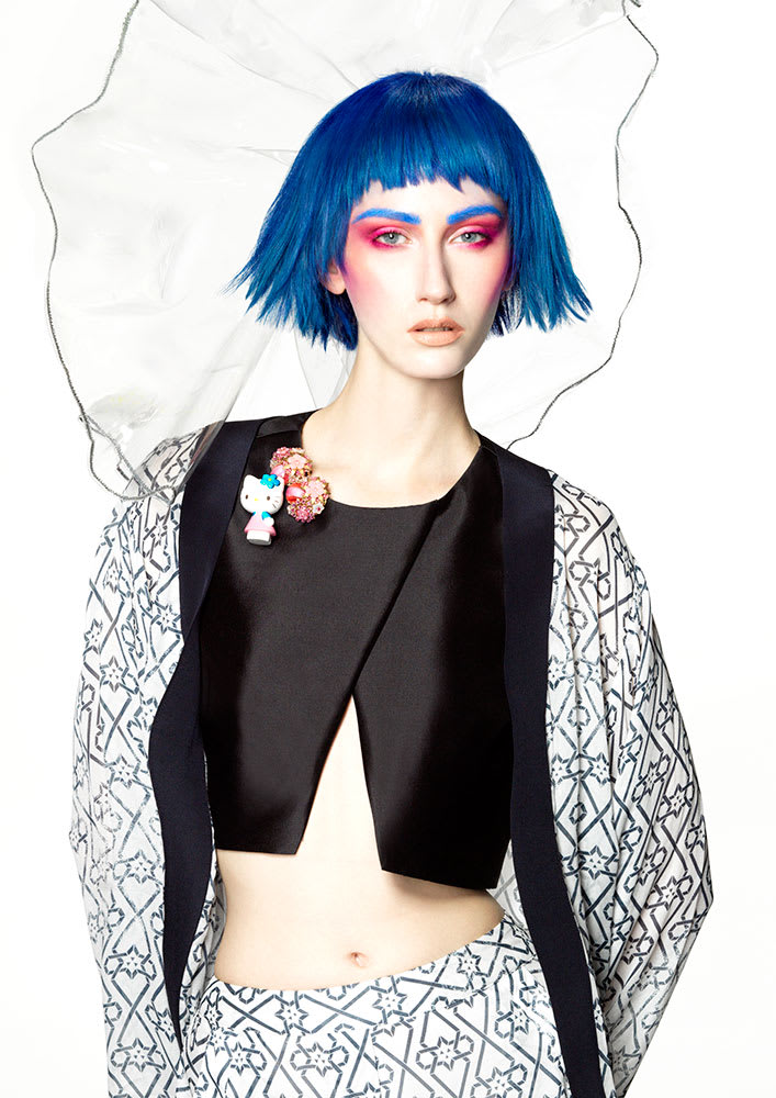 Classical Kimono Meets Harajuku Hair Fashion in Iro Collection