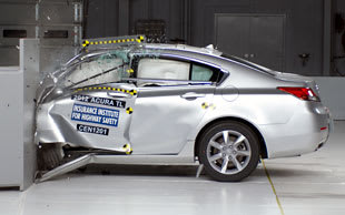 Acura TL, Volvo S60 Draw Top Ratings in New IIHS Frontal Crash Test