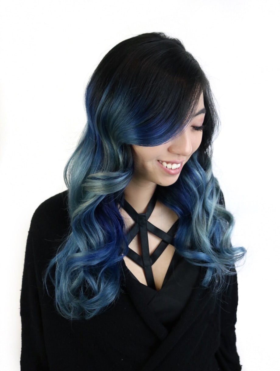 HOW-TO: Melted Cobalt Blue Hair Color
