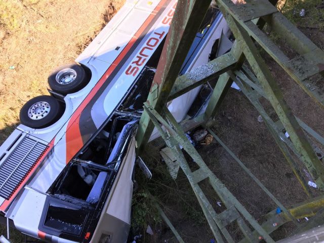 NTSB: Driver Medical Event Caused Fatal Alabama Charter Bus Crash