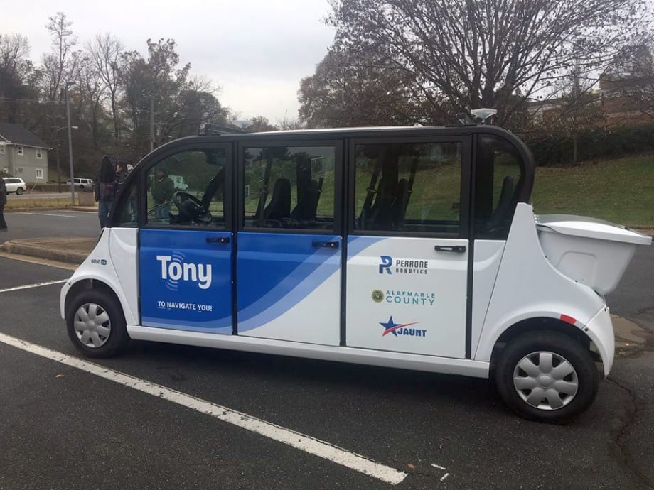Perrone Robotics, Virginia's JAUNT to launch autonomous shuttle 