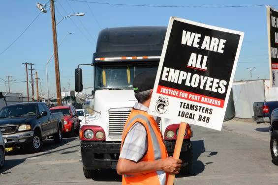 Port Trucking Company Ordered to Court Over Unfair Labor Practices