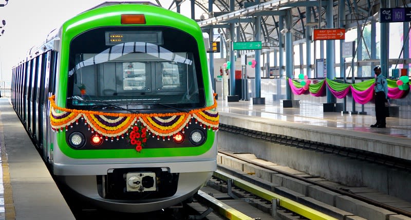 Alstom-equipped Bangalore Metro Green Line launches service