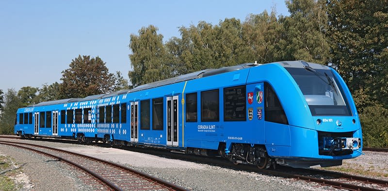 Alstom's hydrogen train successfully completes 1st test run