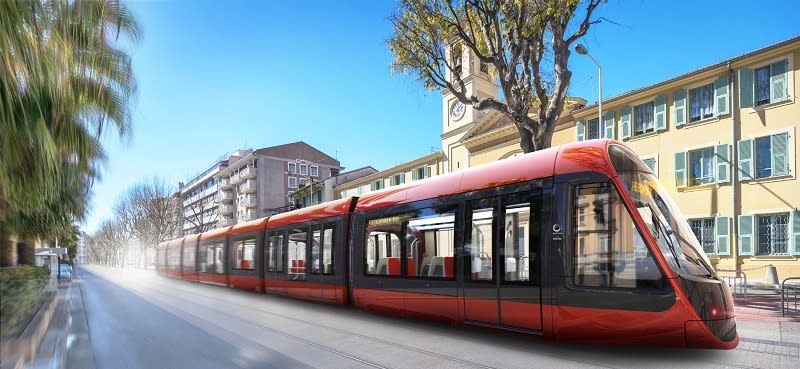 Alstom unveils tram design for Nice Côte d’Azur line