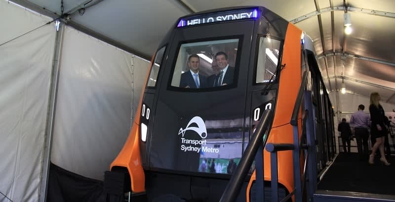 Alstom unveils railcar design for Sydney Metro