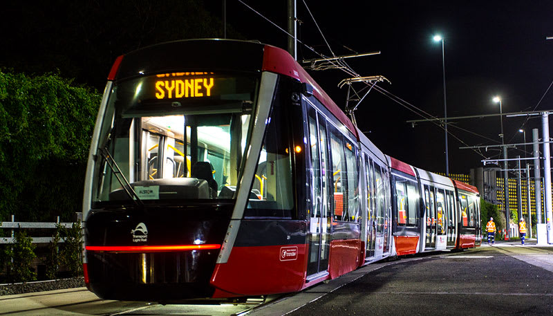 First Alstom Citadis X05 LRV begins testing, commissioning in Sydney