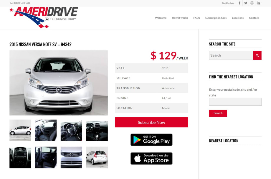 FlexDrive to Drive South Florida Dealer's Subscription Program