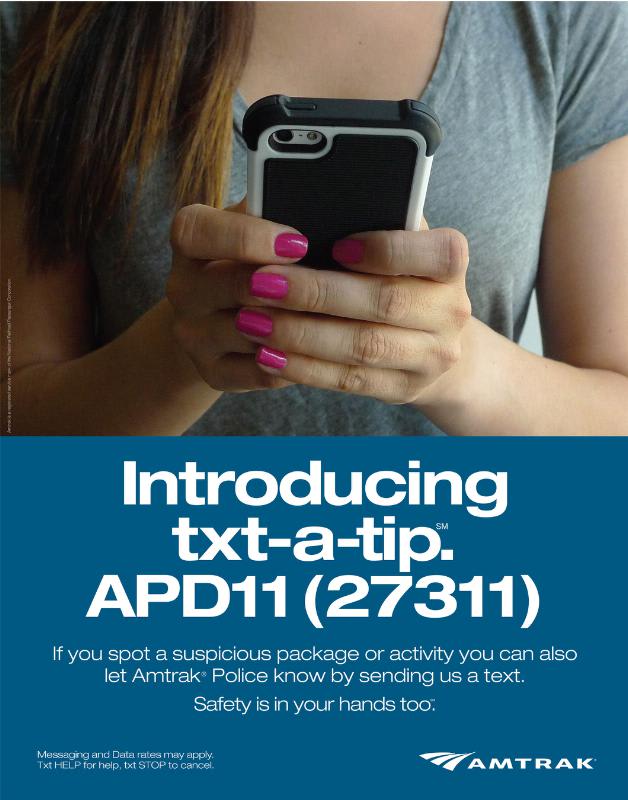 Amtrak Police launches new reporting solution