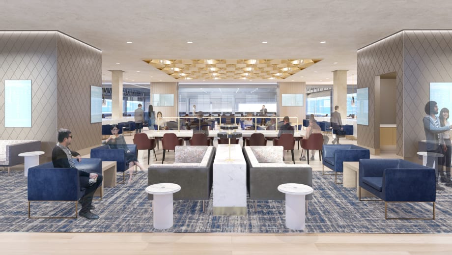 Amtrak unveils 'premium' customer lounge design for Moynihan Hall