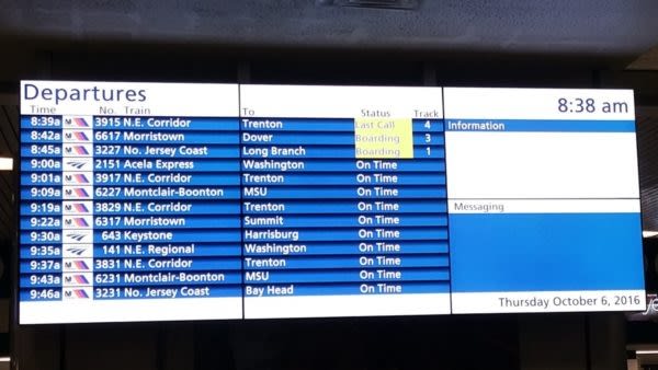 Amtrak upgrades Penn Station NY with new passenger info displays