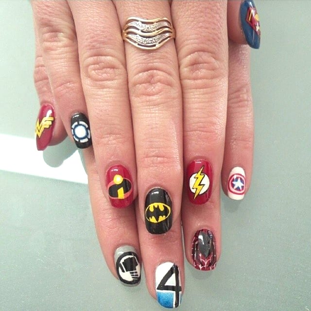 Comic-Con Nails: Comic Book Nail Art for Heroes and Villains