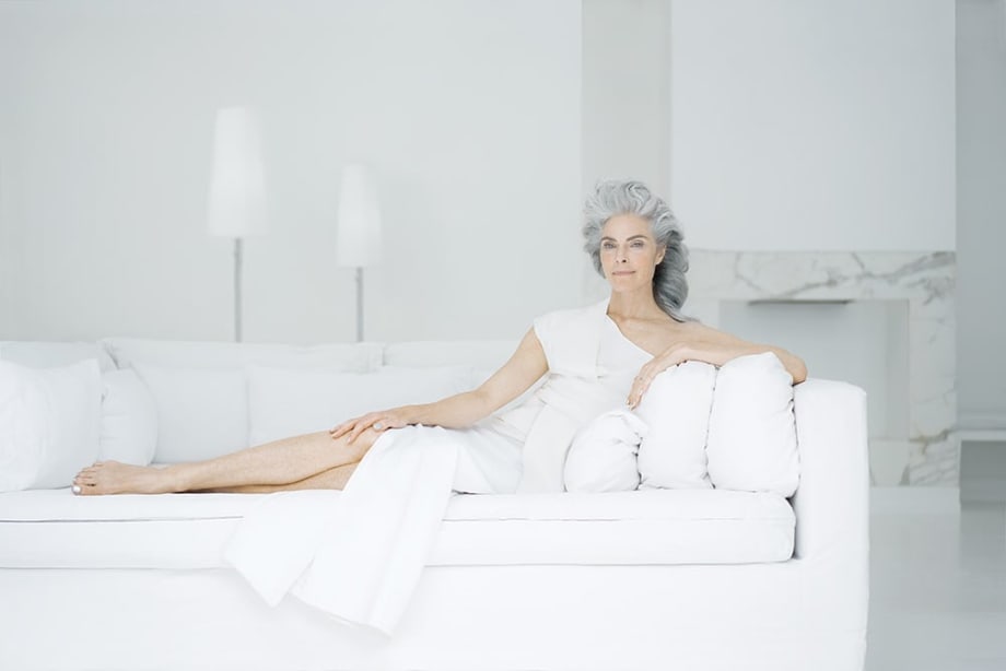 Aquage's Luxe Collection: Ageless Beauty on Gray Hair