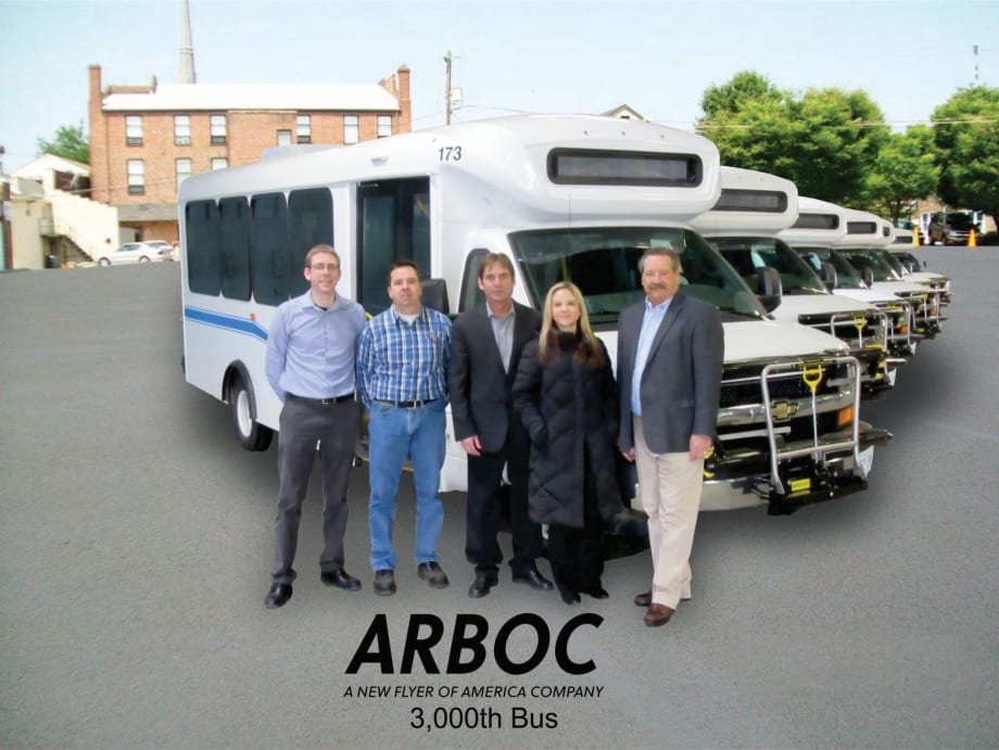 ARBOC Specialty Vehicles produces 3,000th bus
