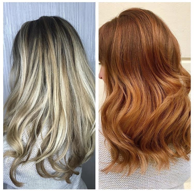 MAKEOVER: From Lovely Blonde to Lovely Red