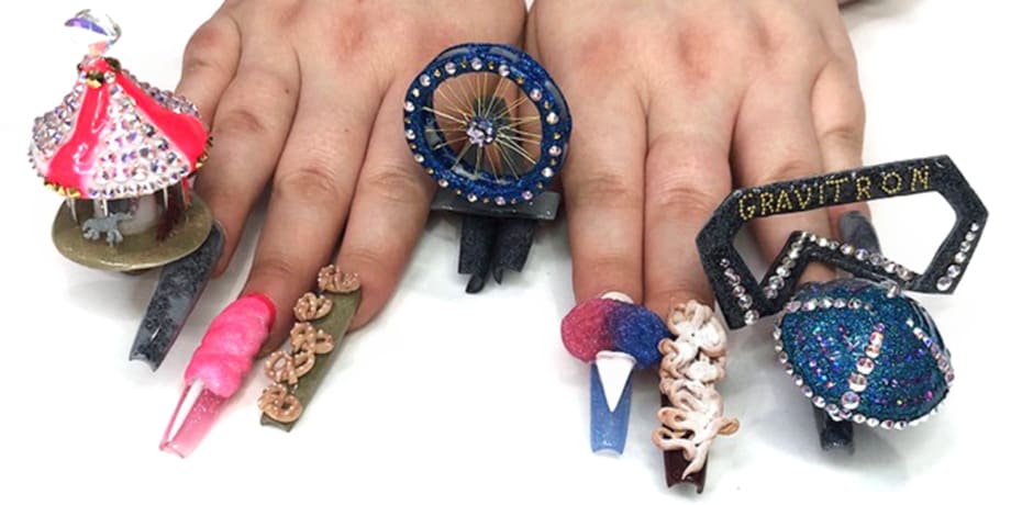 NTNA S. 6 Challenge 6: Spinning Ride Nail Art (Ashley)