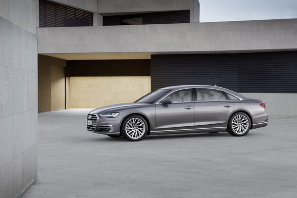 Audi Debuting 2019 A8 Sedan in Barcelona