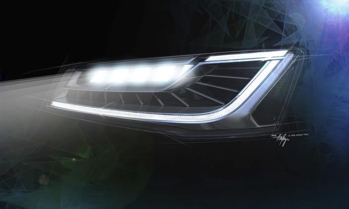 Audi’s New LED Headlight Technology Will Debut on New A8