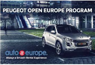Auto Europe, Peugeot Offer Long-Term Rental Program