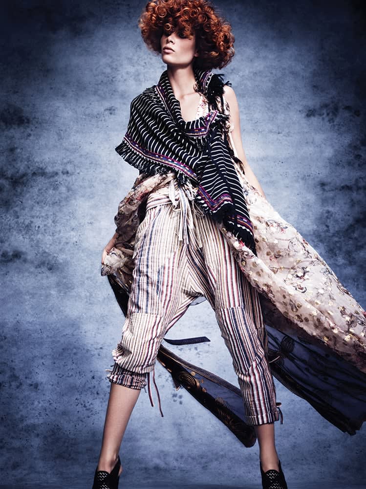 "Eclipting" Haircolor Technique in Aveda's Folklôr Collection