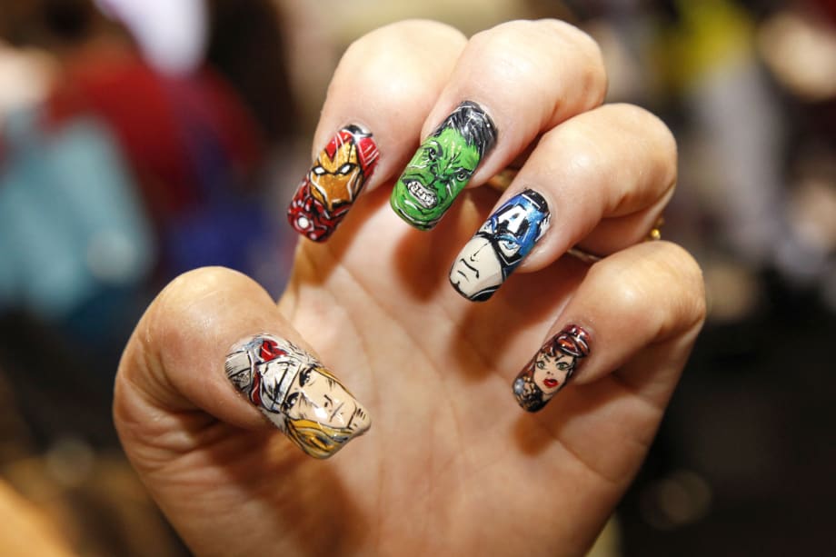 Comic-Con Nails: Comic Book Nail Art for Heroes and Villains