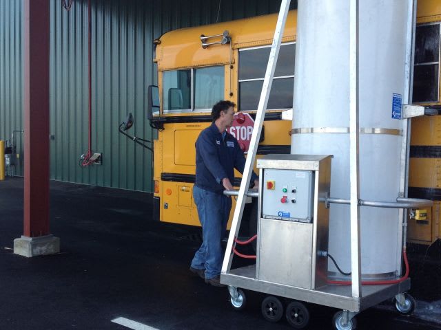 Bus washing: soft touch or touchless?