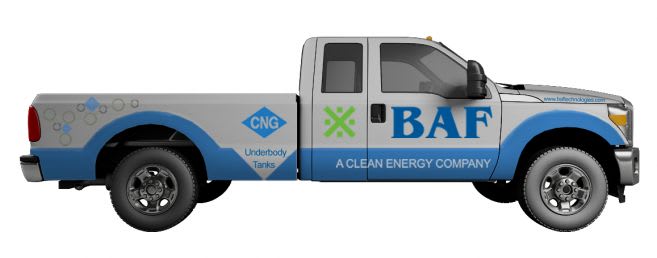 Underbody CNG Tank