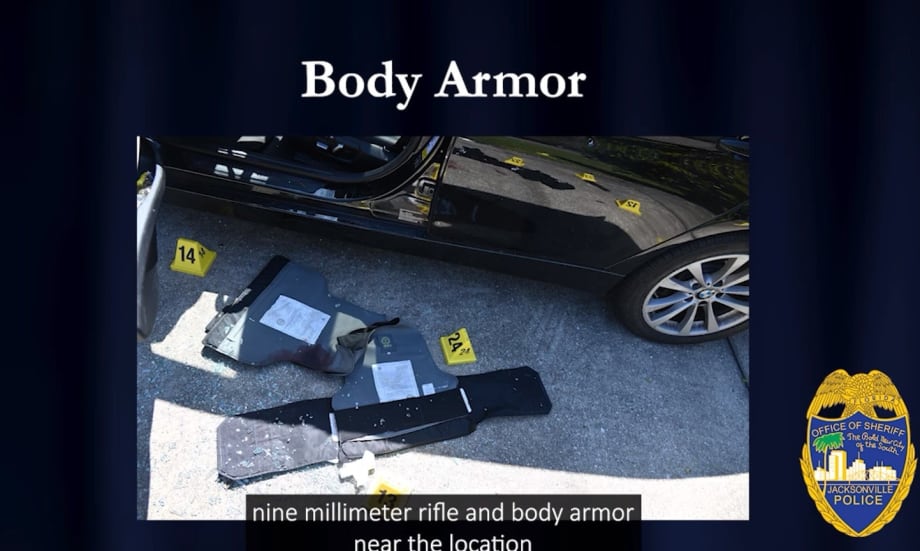Jacksonville Sheriff Releases Video of Shooting Where Suspect in Body Armor was Killed by Wounded Officer