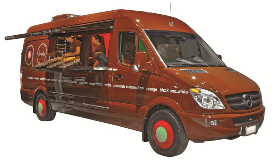 Sprinkles Delivers High-End Cupcakes with Mercedes Sprinter