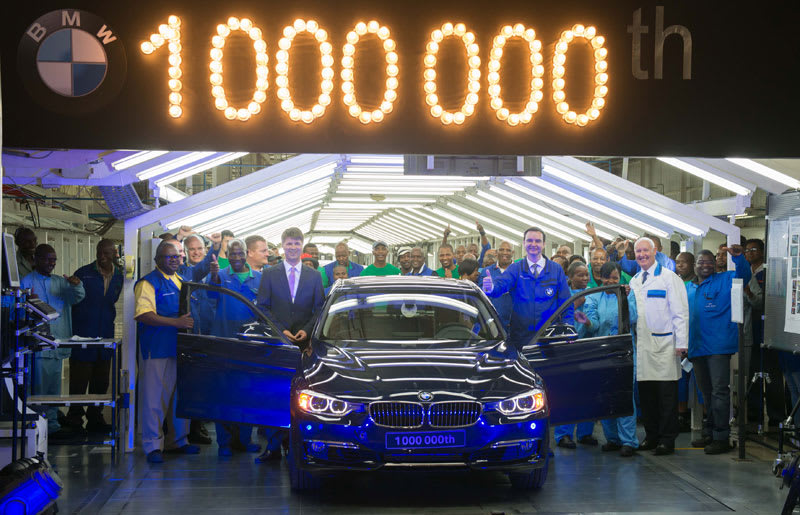 BMW Reaches 1M-Vehicle Milestone in South Africa