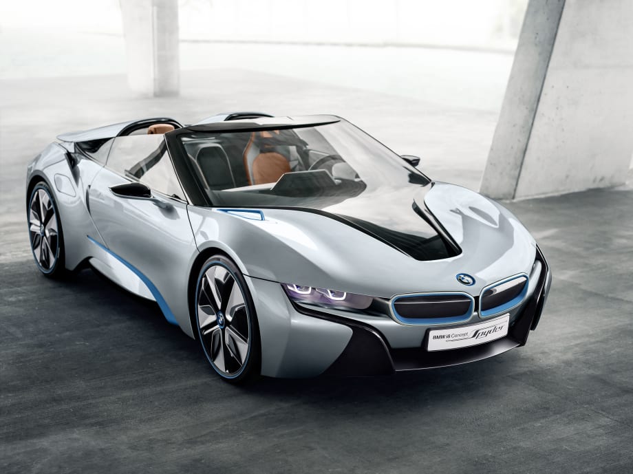 BMW i8 Spyder Concept Features EV Technology Planned for Future i Brand Vehicles